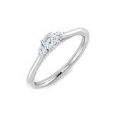 Lab-Grown Diamond 3 Stone Engagement Ring | 0.33ct | Hallmarked Gold & Platinum