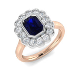 Diamond Boskover Blue Sapphire Ring | 1.75ct