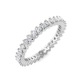 Round Diamond Full Eternity Ring | 0.50 ct | Lab & Natural | UK Hallmarked