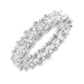 Lab & Natural Round Diamond Full Eternity Ring | 4.50 CT | UK Hallmarked