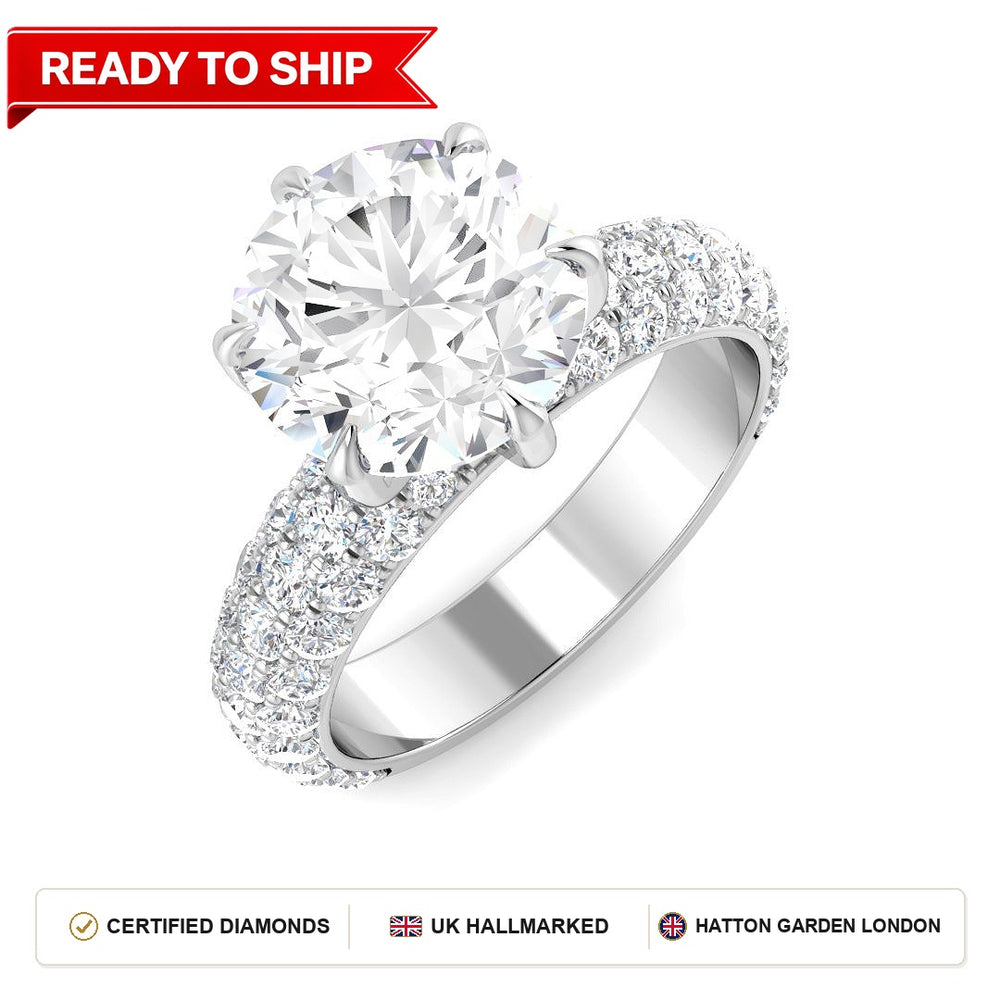 Lab grown diamond earring