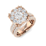 Diamond Beaumarik Engagement Ring | 5ct | Hallmarked Gold & Platinum
