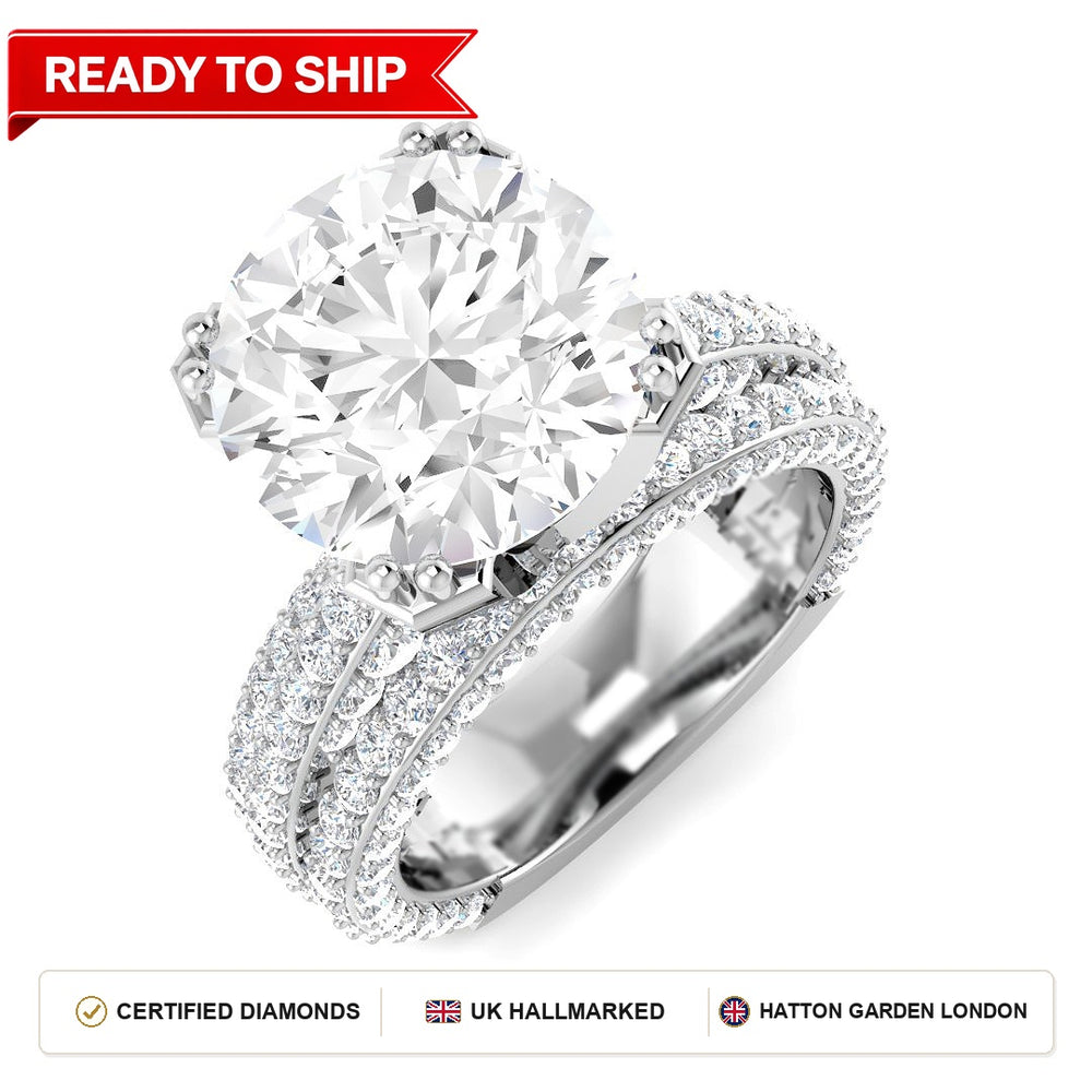 Lab grown diamond earring