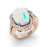 Diamond ktafforb Opal Ring | 5.5ct - 7.5ct