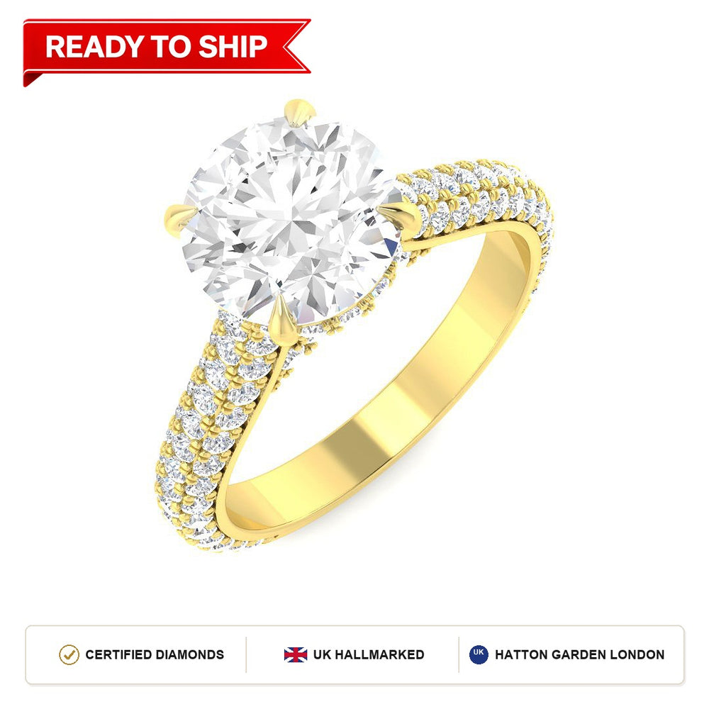 Lab grown diamond earring