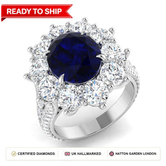 Lab grown diamond earring