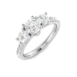 1.53Ct Lab Grown Diamond Ring in Platinum