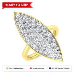 Lab grown diamond earring