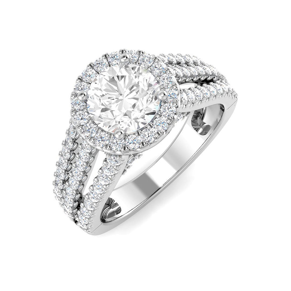 1.84Ct Lab Grown Diamond Ring in 9k White Gold