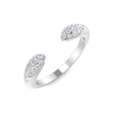 Diamond Cserkebwess Fancy Ring | 0.25ct | Hallmarked Gold & Platinum
