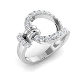 Diamond Pabbibgtob Fancy Ring | 0.75ct | Hallmarked Gold & Platinum