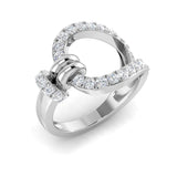 Diamond Pabbibgtob Fancy Ring | 0.75ct | Hallmarked Gold & Platinum