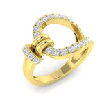Diamond Pabbibgtob Fancy Ring | 0.75ct | Hallmarked Gold & Platinum