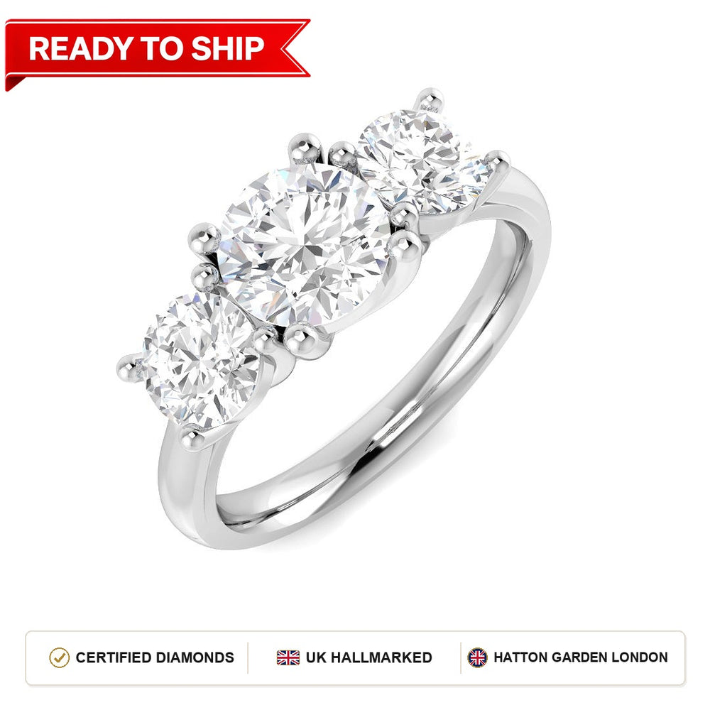 Lab grown diamond earring