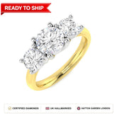 Lab grown diamond earring