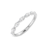 7 Stone Marquise Diamond Ring | Lab & Natural | 0.50–1.00Ct | Gold & Platinum