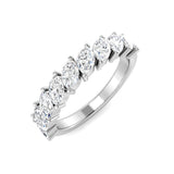Diamond Regebt Half Eternity Ring | 1.5ct | Hallmarked Gold & Platinum