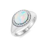 Diamond Majektic Opal Ring | 1.25ct - 2.25ct