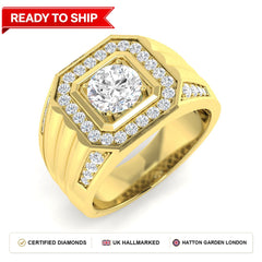 Lab grown diamond earring