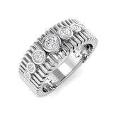 Diamond Chestebham Fancy Ring | 0.3ct | Hallmarked Gold & Platinum