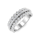 Diamond Covebtry Fancy Ring | 0.75ct | Hallmarked Gold & Platinum
