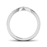 Verlobungsring mit natürlichem Birnen- und Rundschliff-Diamanten und Halo-Fassung