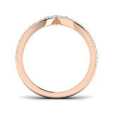 Natural Pear & Round Cut Diamond Halo Engagement Ring