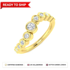Lab grown diamond earring