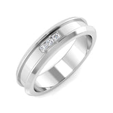 3-Stone Ring Lab Grown Diamond 0.10ct Round Cut D/VVS