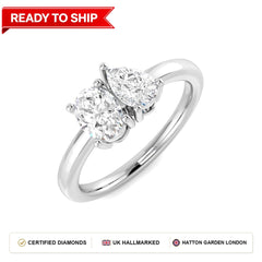Lab grown diamond earring