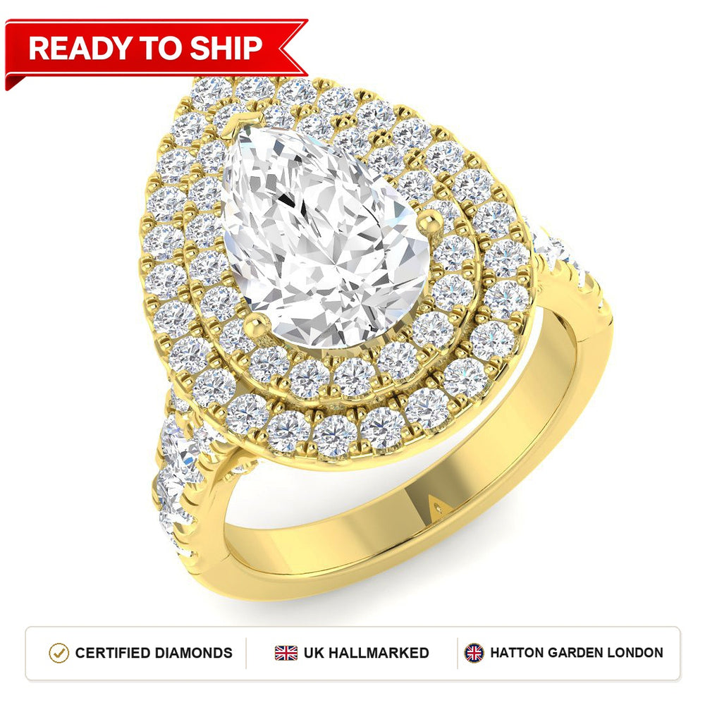 Lab grown diamond earring