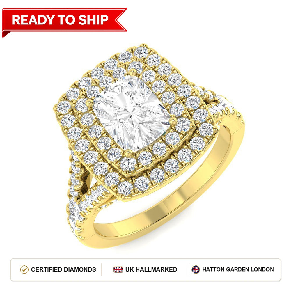 Lab grown diamond earring