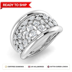 Lab grown diamond earring