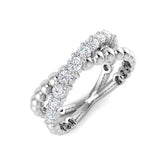 Fancy Half Eternity Diamond Ring | 0.25–0.75ct | Lab & Natural