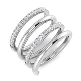 Diamond kasikbury Fancy Ring | 0.33ct | Hallmarked Gold & Platinum