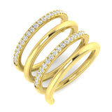 Diamond kasikbury Fancy Ring | 0.33ct | Hallmarked Gold & Platinum
