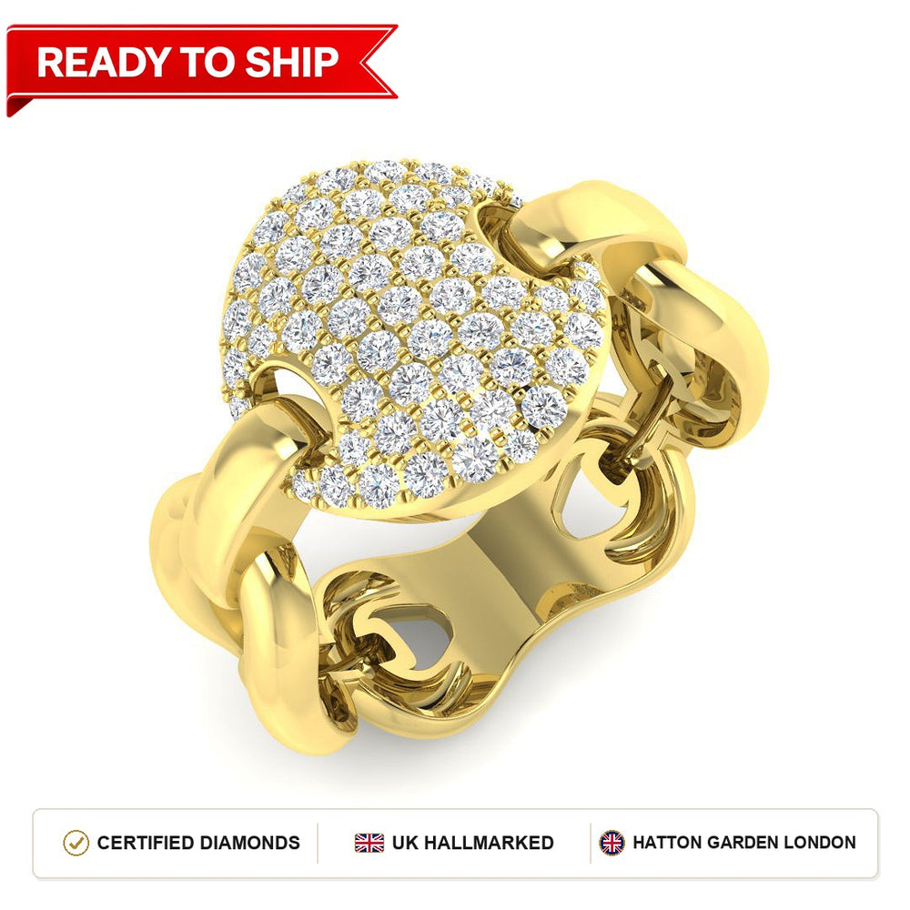 Lab grown diamond earring