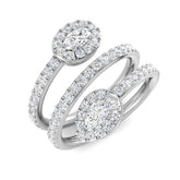 Diamond Prektob Fancy Ring | 1.25ct | Hallmarked Gold & Platinum