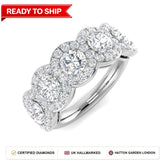 Lab grown diamond earring