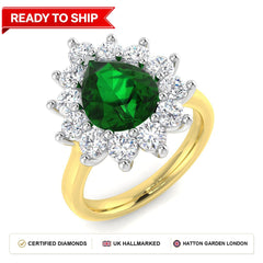 Lab grown diamond earring