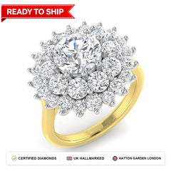 Lab grown diamond earring
