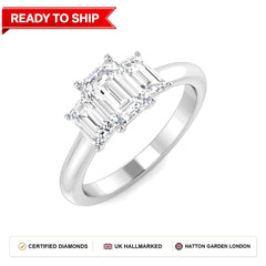 Lab grown diamond earring