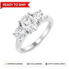 Lab grown diamond earring