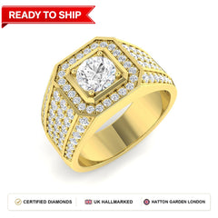 Lab grown diamond earring