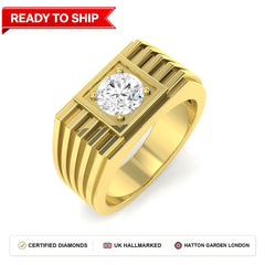 Lab grown diamond earring