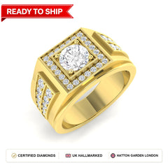 Lab grown diamond earring