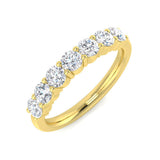 0.83Ct Lab Grown Diamond Ring in 9k Yellow Gold