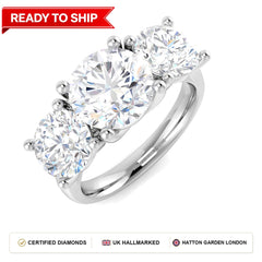 Lab grown diamond earring