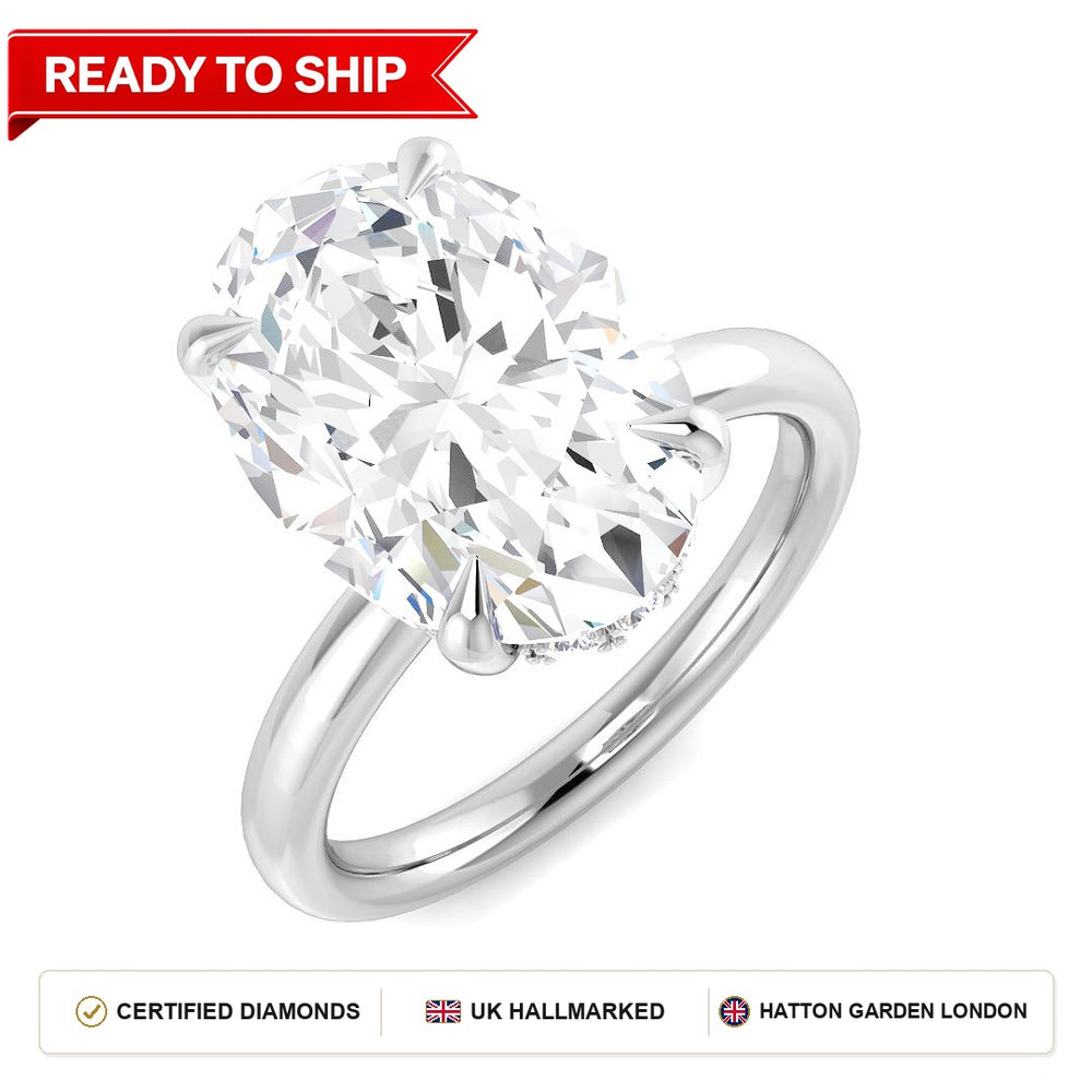 Lab grown diamond earring