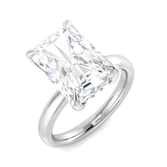 5.30 Ct D-E/VS Lab Grown Diamond Solitaire Ring 9k White Gold Ready To Ship
